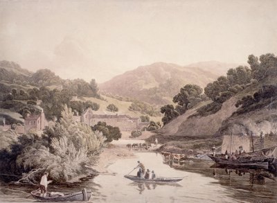 Scena fluviale nel Devonshire da John James Chalon